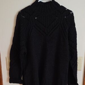 Torrid Black Knit Turtleneck Sweater